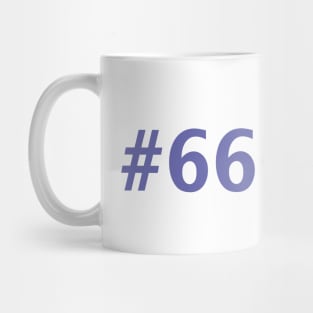 Very Peri Hex Typography in Periwinkle Blue Color of the Year 2022 Mug